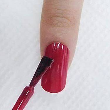                                              Apply two layers of your primary color nail polisher. Wait for it to dry well.
                                             